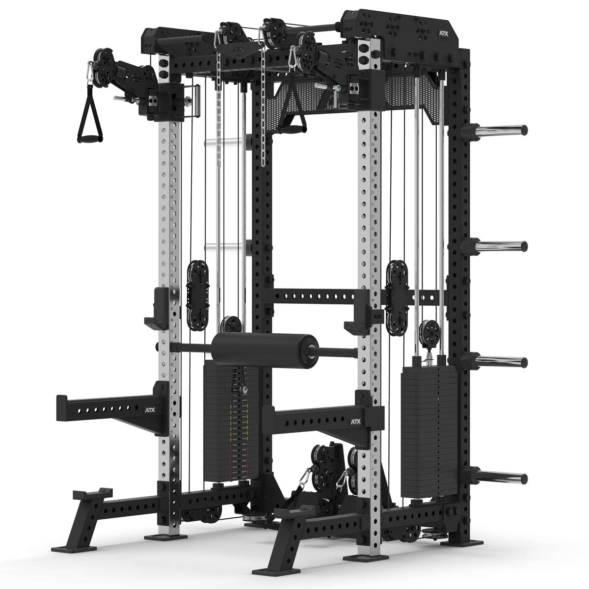 Image for ATX Multi Pull Half Rack MPHR-740 Matte black from ATXFitness