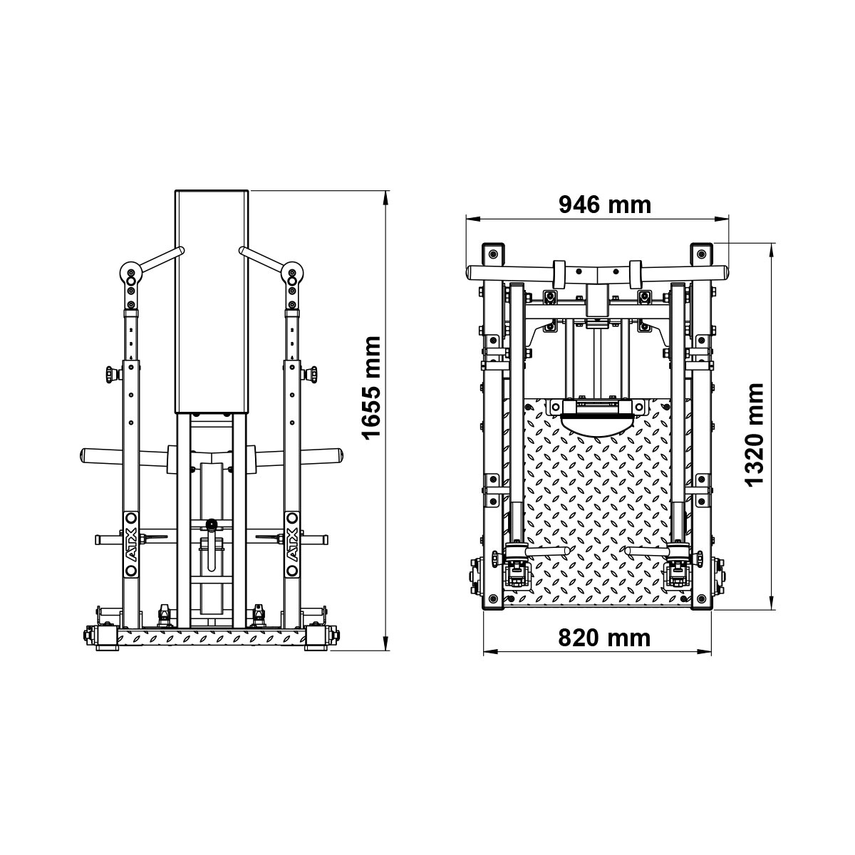 Image for ATX Standing Chest Press from ATXFitness