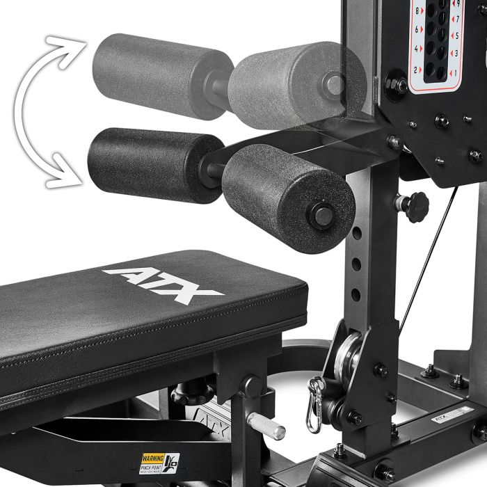 Image for ATX Triplex Workout Station WSX-680 met Gewichtstapel Matte black from ATXFitness Image for ATX Triplex Workout Station WSX-680 met Gewichtstapel Matte black from ATXFitness