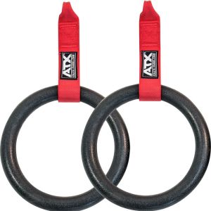 Gym Rings-Option für ATX® Suspension Trainer - schwarz/rot