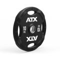 ATX® Polyurethan 4-Grip Hantelscheibe 50 mm - Gewicht 10 kg