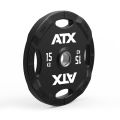 ATX® Polyurethan 4-Grip Hantelscheibe 50 mm - Gewicht 15 kg