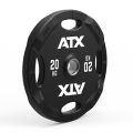 ATX® Polyurethan 4-Grip Hantelscheibe 50 mm - Gewicht 20 kg