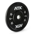 ATX® Color Stripes Bumper Plate - 5 kg - black / grey
