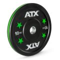 ATX® Color Stripes Bumper Plate - 10 kg - black / green