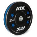 ATX® Color Stripes Bumper Plate - 20 kg - black / blue