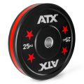 ATX® Color Stripes Bumper Plate - 25 kg - black / red
