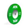 ATX® HQ-Rubber Bumper Plates - COLOUR - Hantelscheiben - grün 10 kg