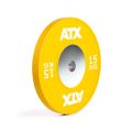 ATX® HQ-Rubber Bumper Plates COLOUR gelb 15 kg - Hantelscheiben