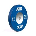 ATX® HQ-Rubber Bumper Plates COLOUR blau 20 kg - Hantelscheiben
