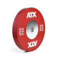 ATX® HQ-Rubber Bumper Plates COLOUR rot 25 kg - Hantelscheiben