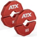 ATX® Add-On Flex Plate / flexibles Zusatzgewicht - 2 x 1 kg - Farbe rot