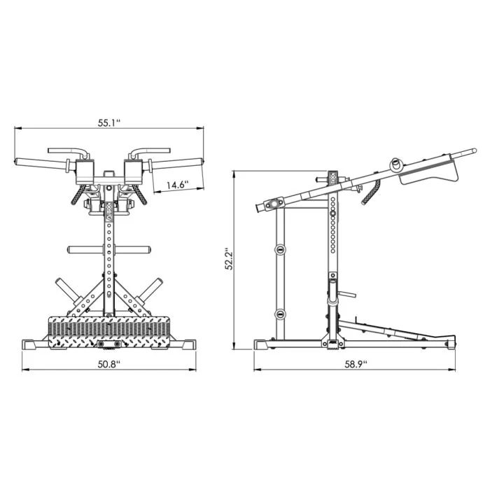 ATX Squat Machine / Viking Press SQM-700 - ATX Fitness
